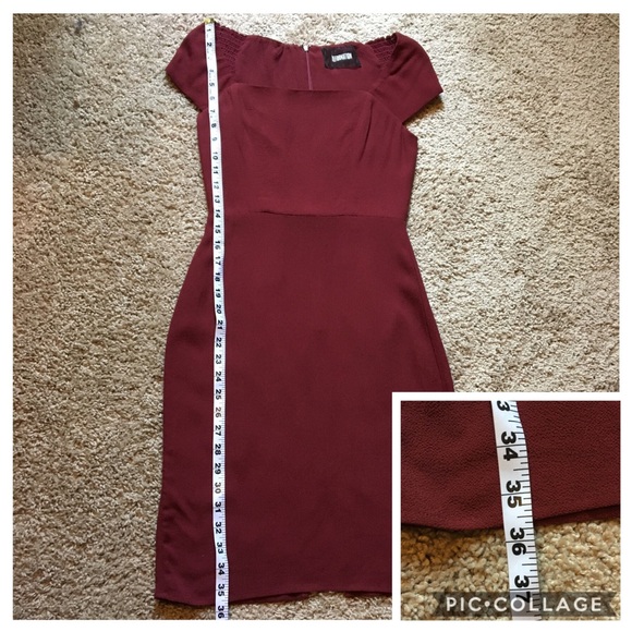 Reformation Orlando Dress-Garnet Sz 4 NWOT - Picture 6 of 7